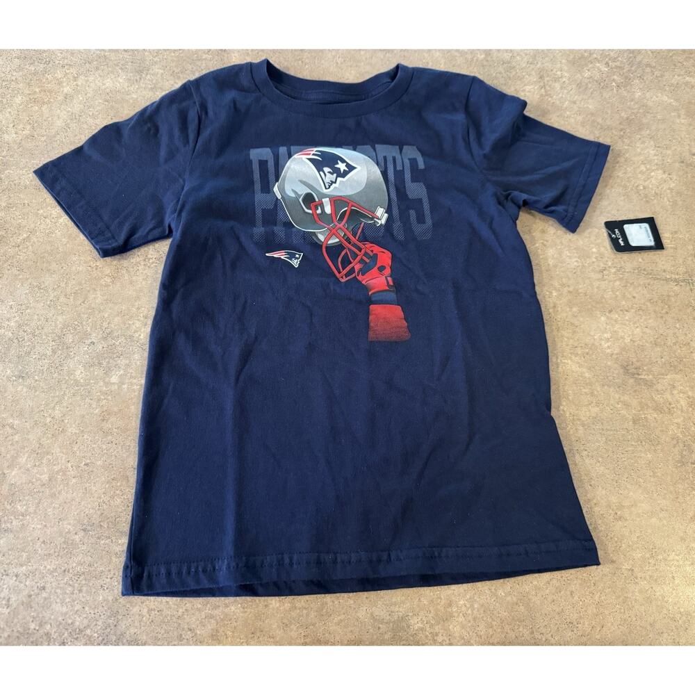 NFL New England Patriots Youth Shirt Sleeve T-shirt NWTs Size Large 7 - Picture 2 of 7